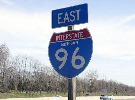 Gravel Hauler Crashes, Hits New Overhead Signs On I-96 Flex Route