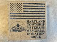 Donation Bricks Now Available for Hartland's New Veterans Memorial