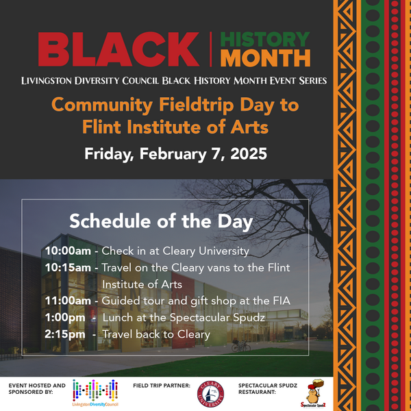 Livingston Diversity Council, Cleary U Offer Black History Month Events