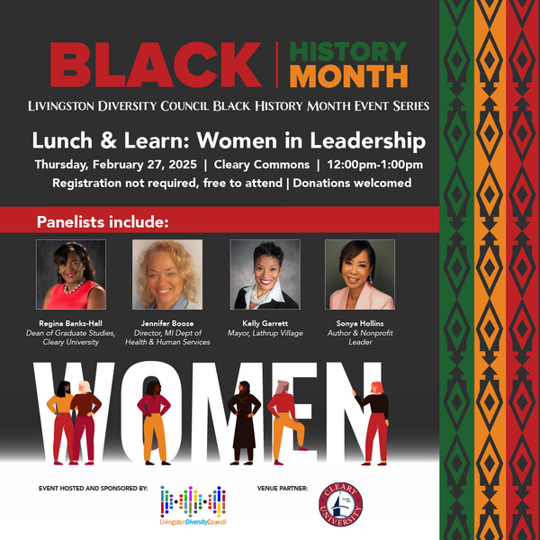 Livingston Diversity Council, Cleary U Offer Black History Month Events