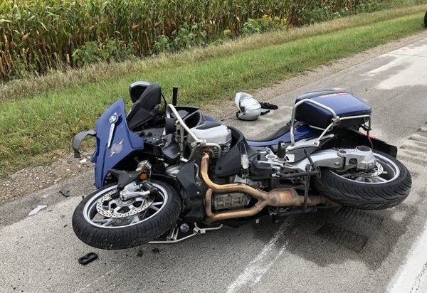 Chase Ends In Hamburg Twp. After Suspect Runs Over MSP Motorcycle