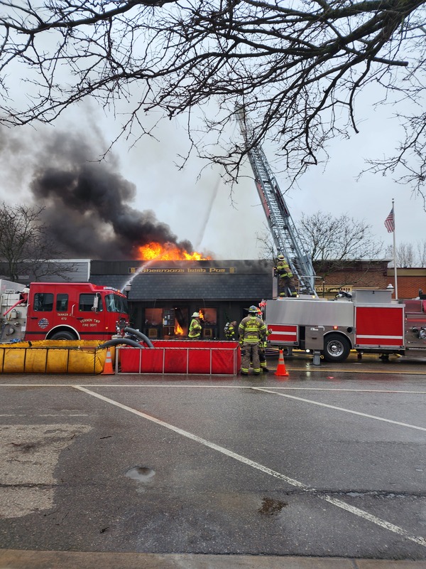 No Injuries as Fire Destroys Sherman's Irish Pub in Vernon