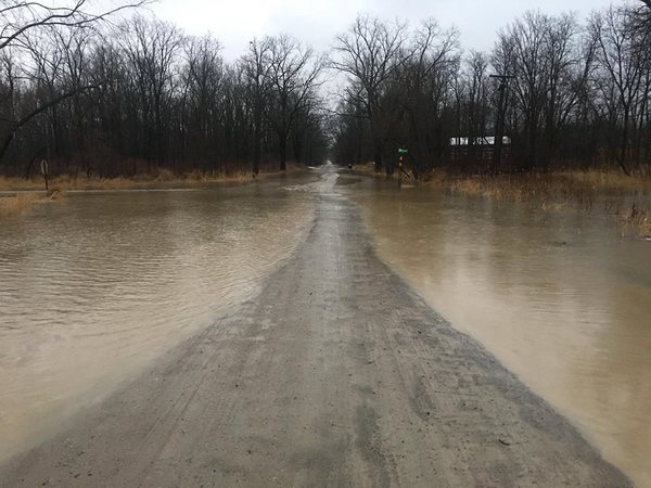 Flooding Forces Road Closures In Various Communities