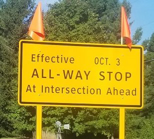 Merrill Road & Strawberry Lake Road Intersection To Become 4-Way Stop